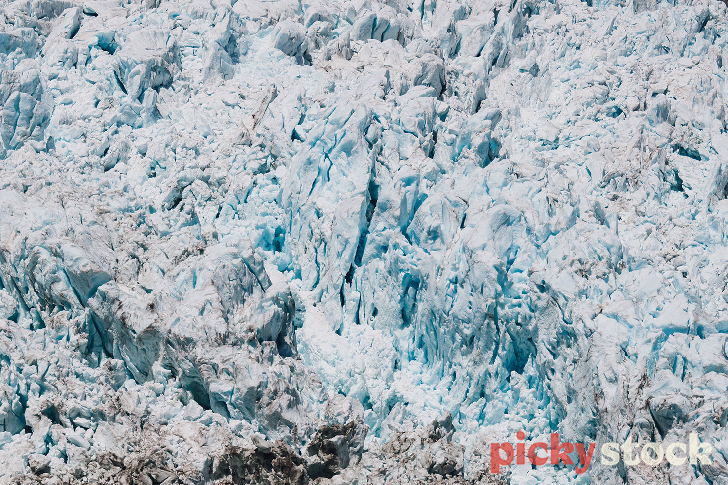 Aerial view of Fox Glacier III