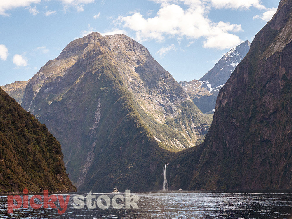 Milford Sound on a clear day
