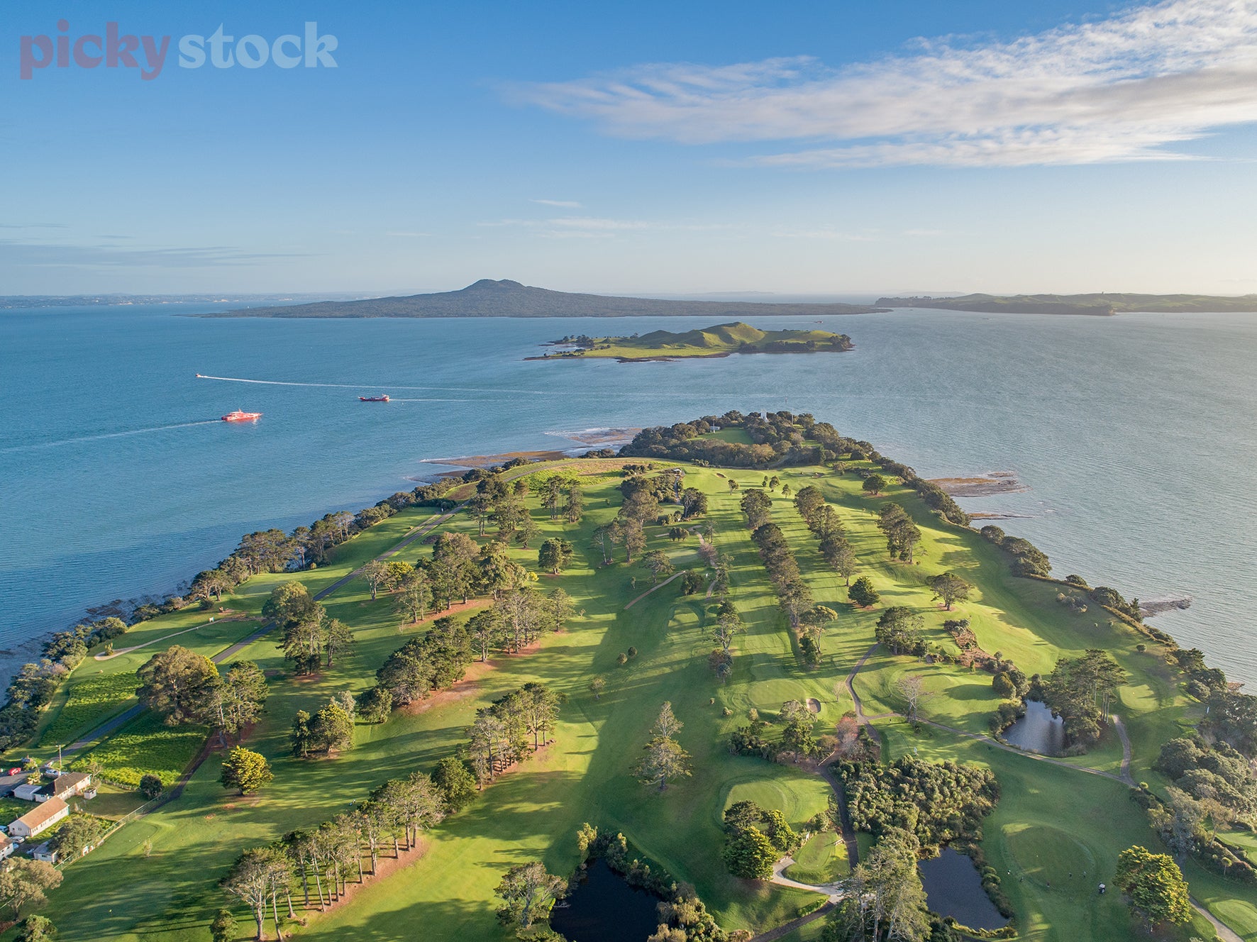 Aerial View of Musick Point Golf Course