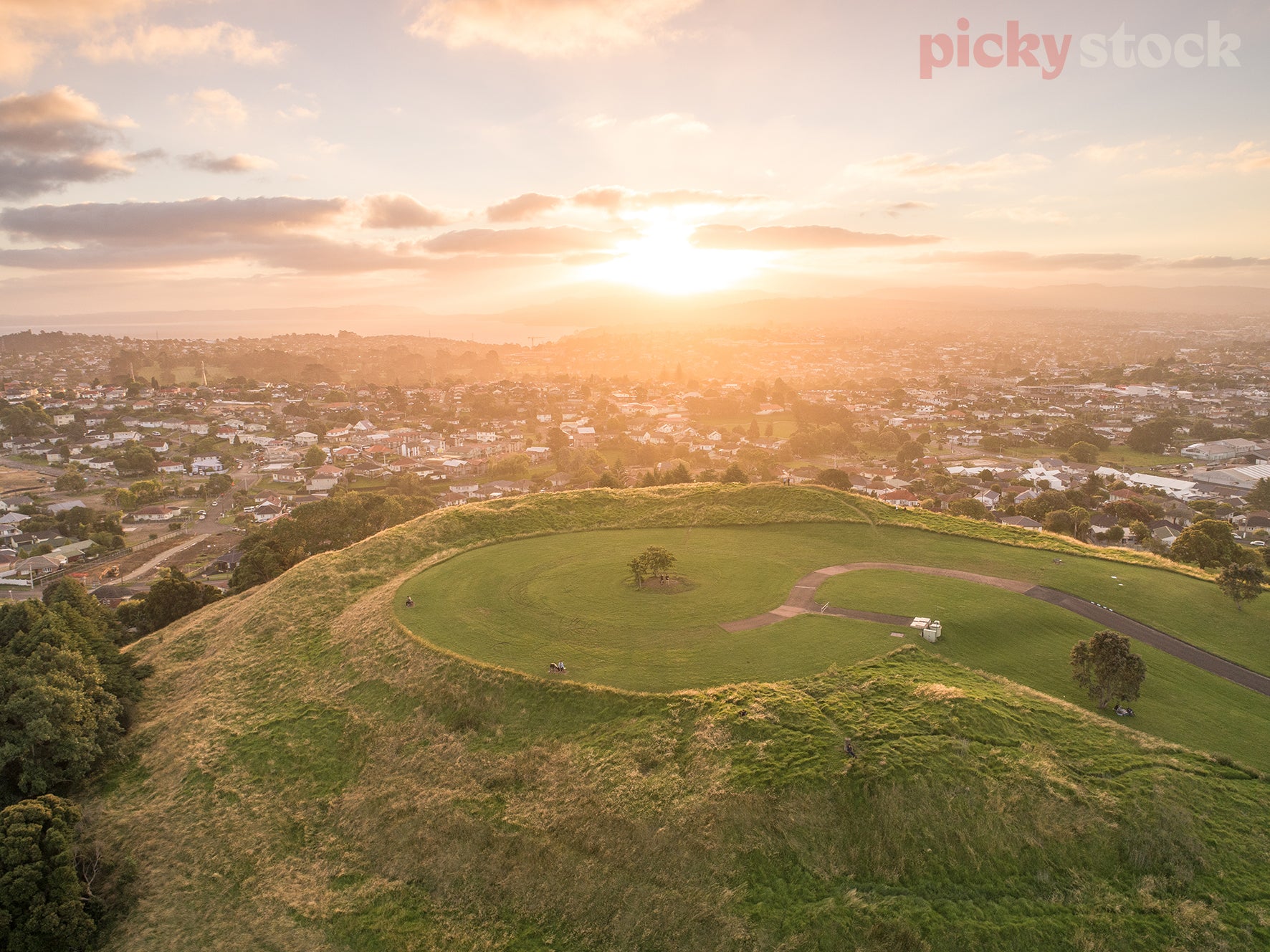 Aerial view of Mt Roskill.