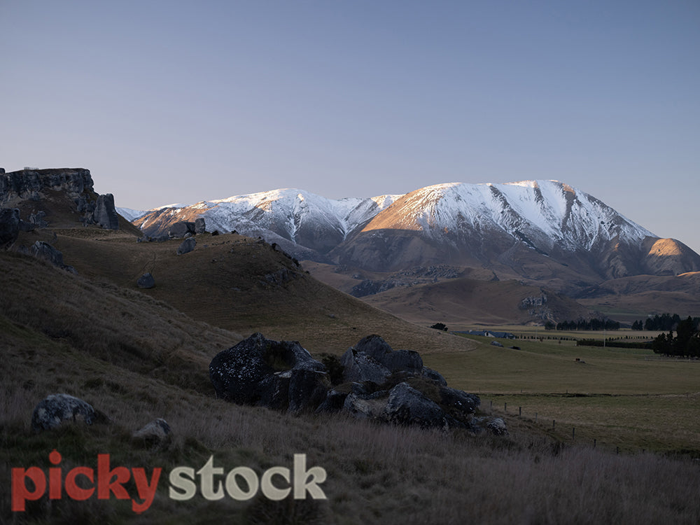 Winter Castle Hill,Canterbury, New Zealand