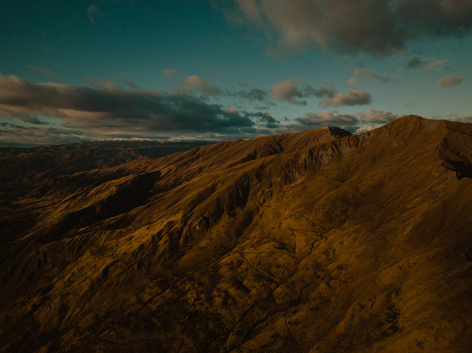 Aerial shots of Roys Peak, Sunrise.