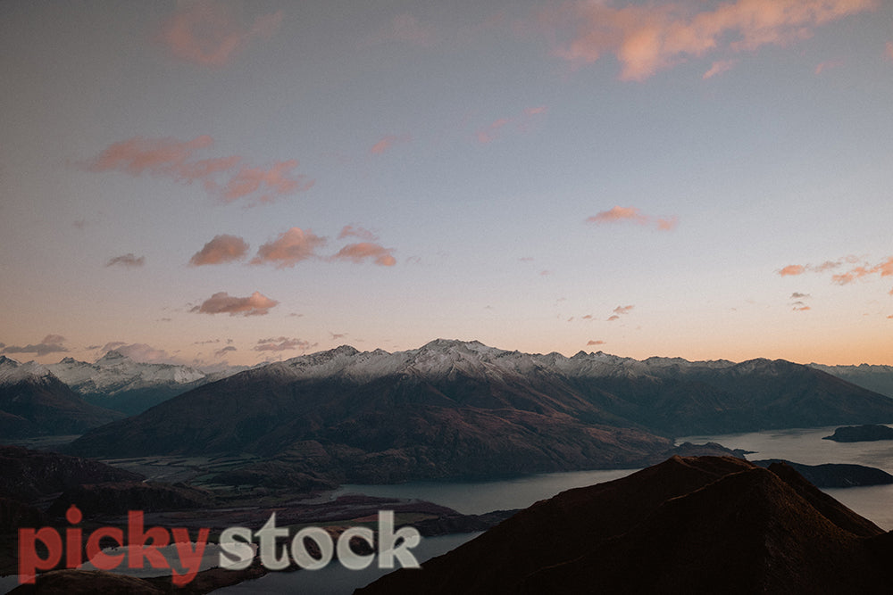 Winter sunrise at Roys Peak, Wanaka