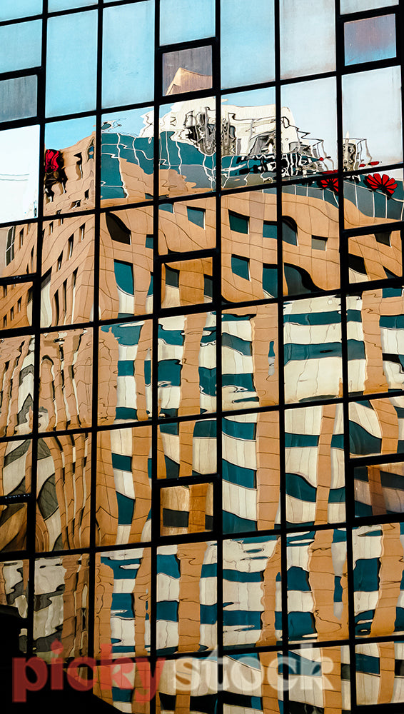 An abstract image of Auckland CBD