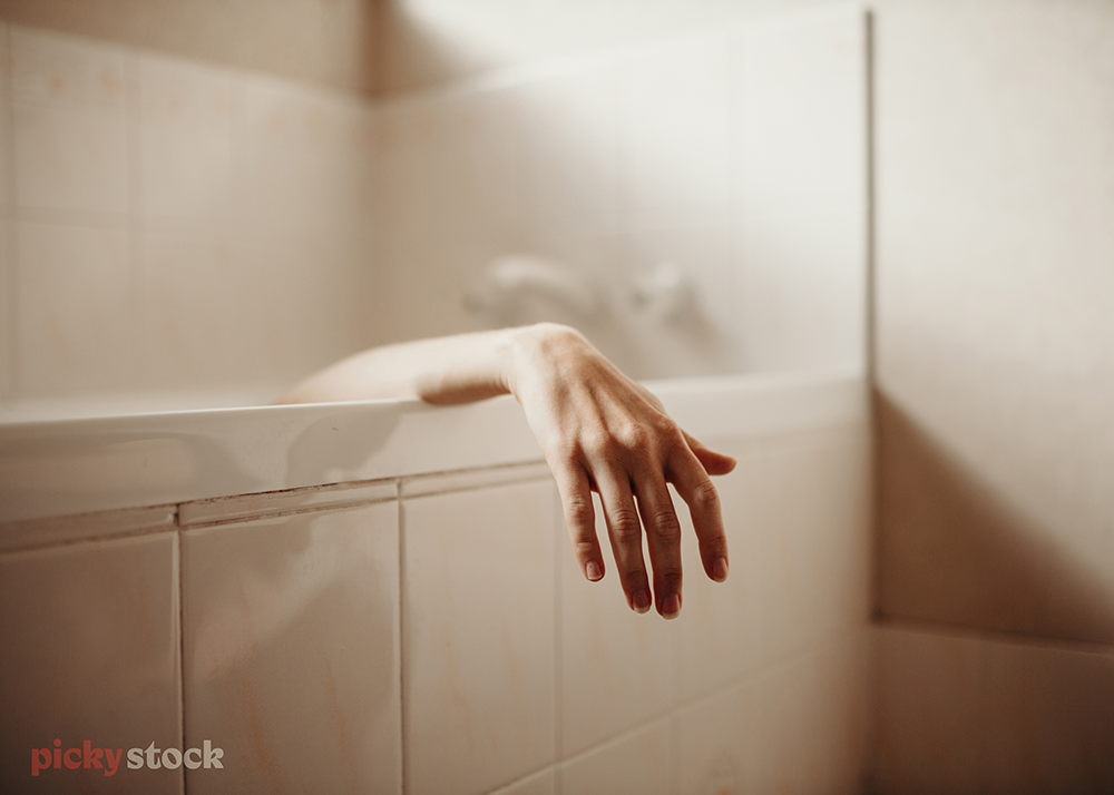 Moody bathtub hand