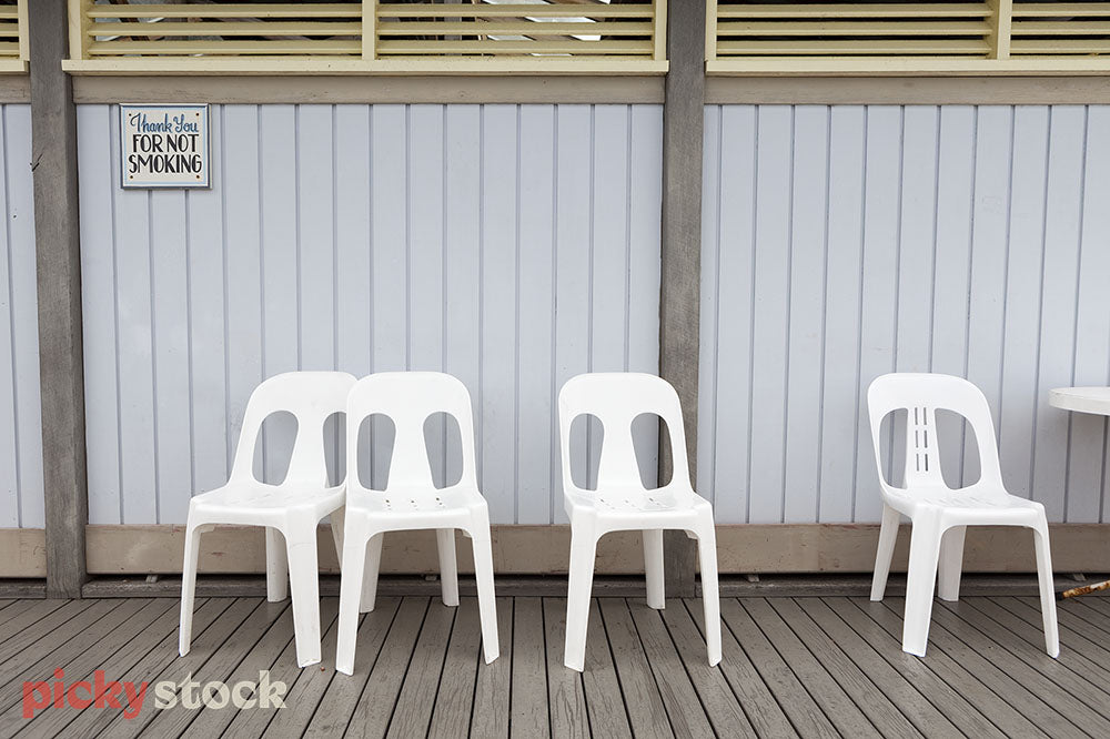 Plastic chairs